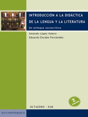 cover image of Introducción a la didáctica de la lengua y la literatura